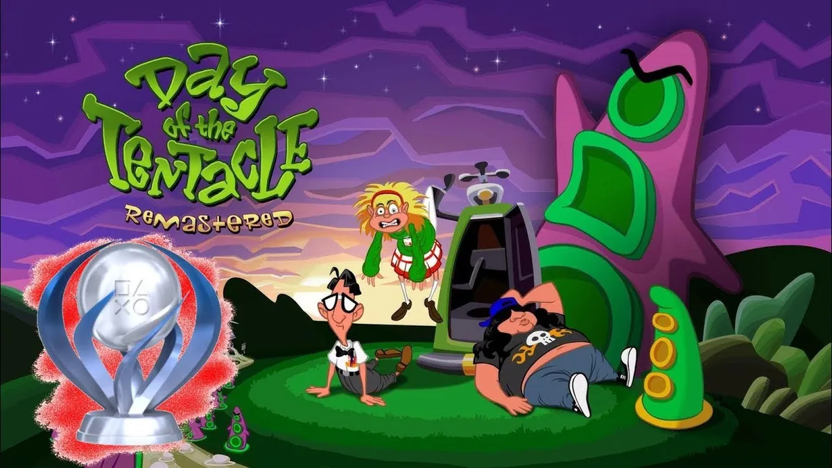 Platine n°125, Day of the Tentacle Remastered : guide pour choper le 100% en 1 run