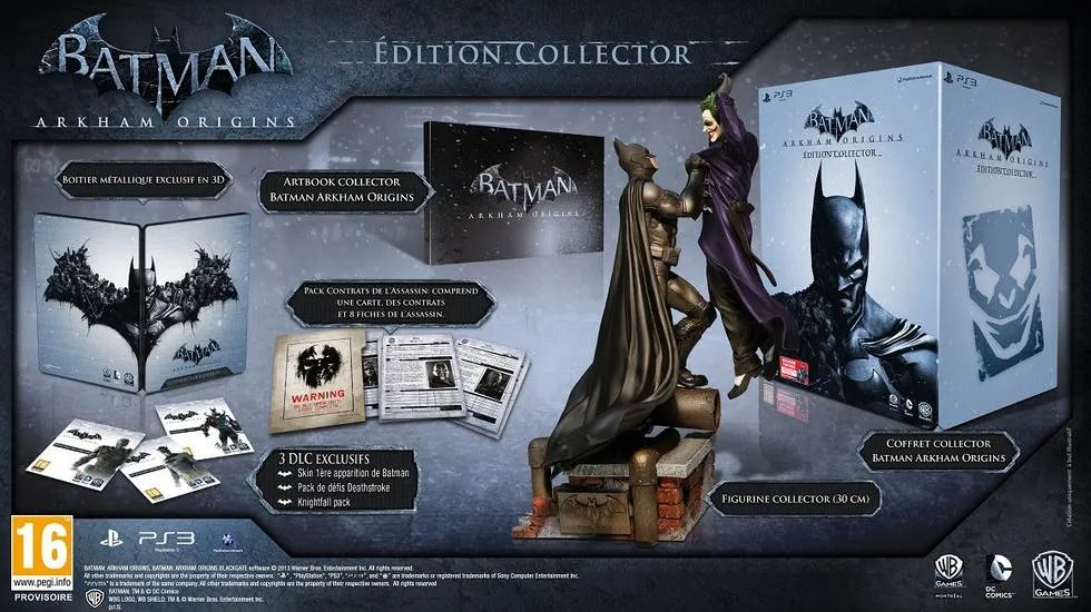Batman Arkham Origins, la Collector qui t'envoie dans le passé (édition 2013)