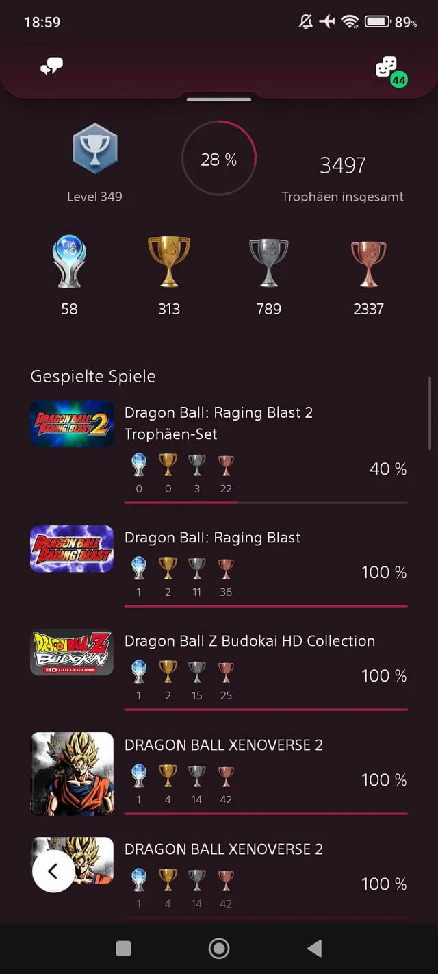 Platine n°15, Dragon Ball Raging : comment je l'ai récupéré en 42h (sans cheat)