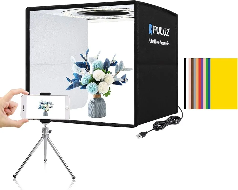 Test mini-studio photo pour créateurs : petit kit, gros rendu