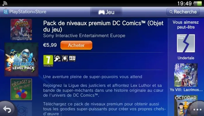 Test DLC LittleBigPlanet PSVita : DC Comics Premium Level Pack, nostalgie, costumes et 30 fps